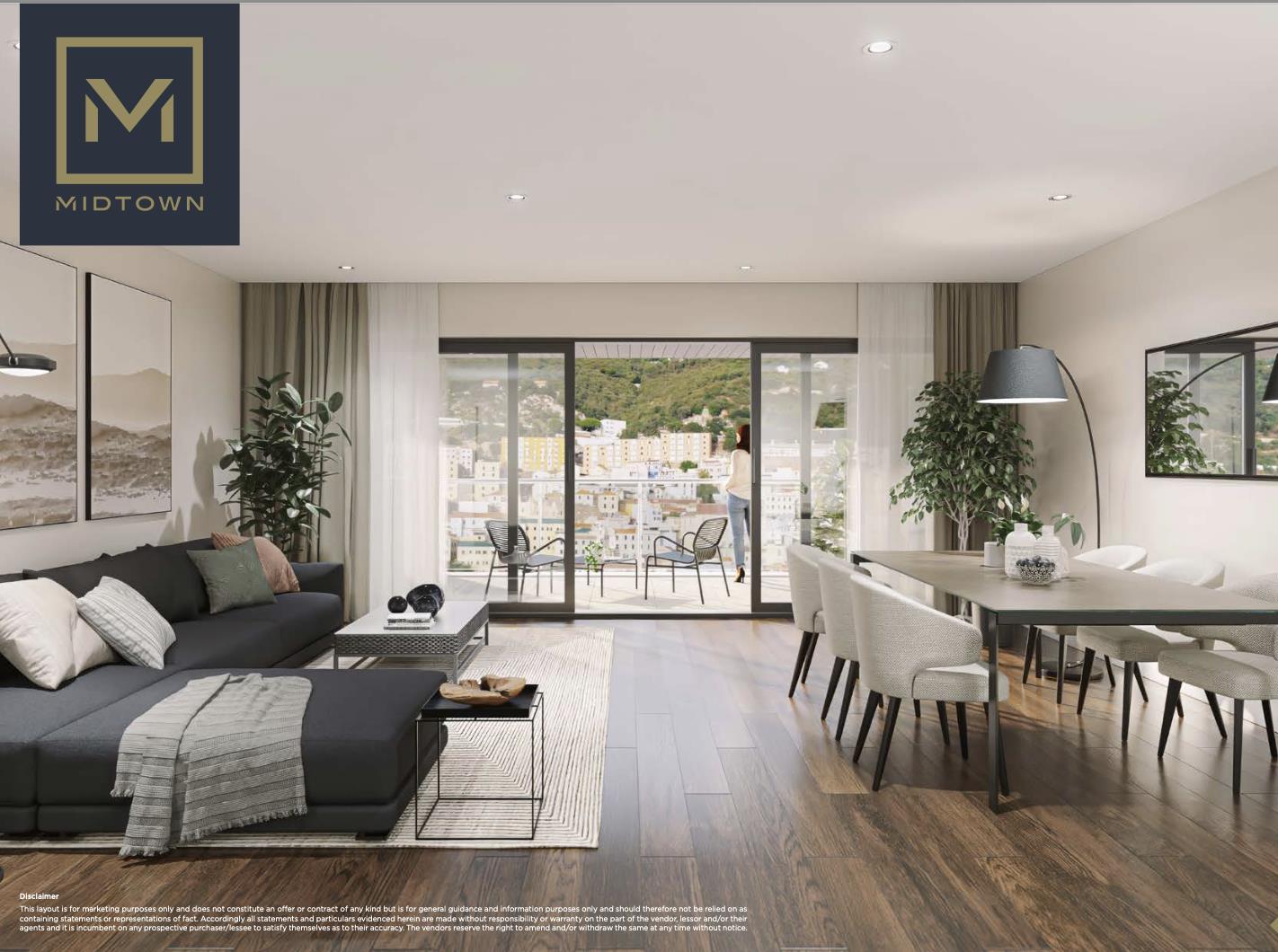 Image of Apartment - 4 Bedrooms - 3 Bathrooms for Sale in Midtown-Gibraltar, Image 1